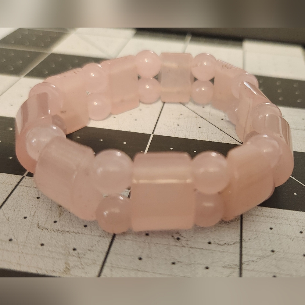 Vintage Rose Quartz Bracelet